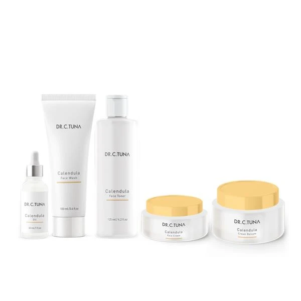 Set de la coleccion de calendula de Farmasi