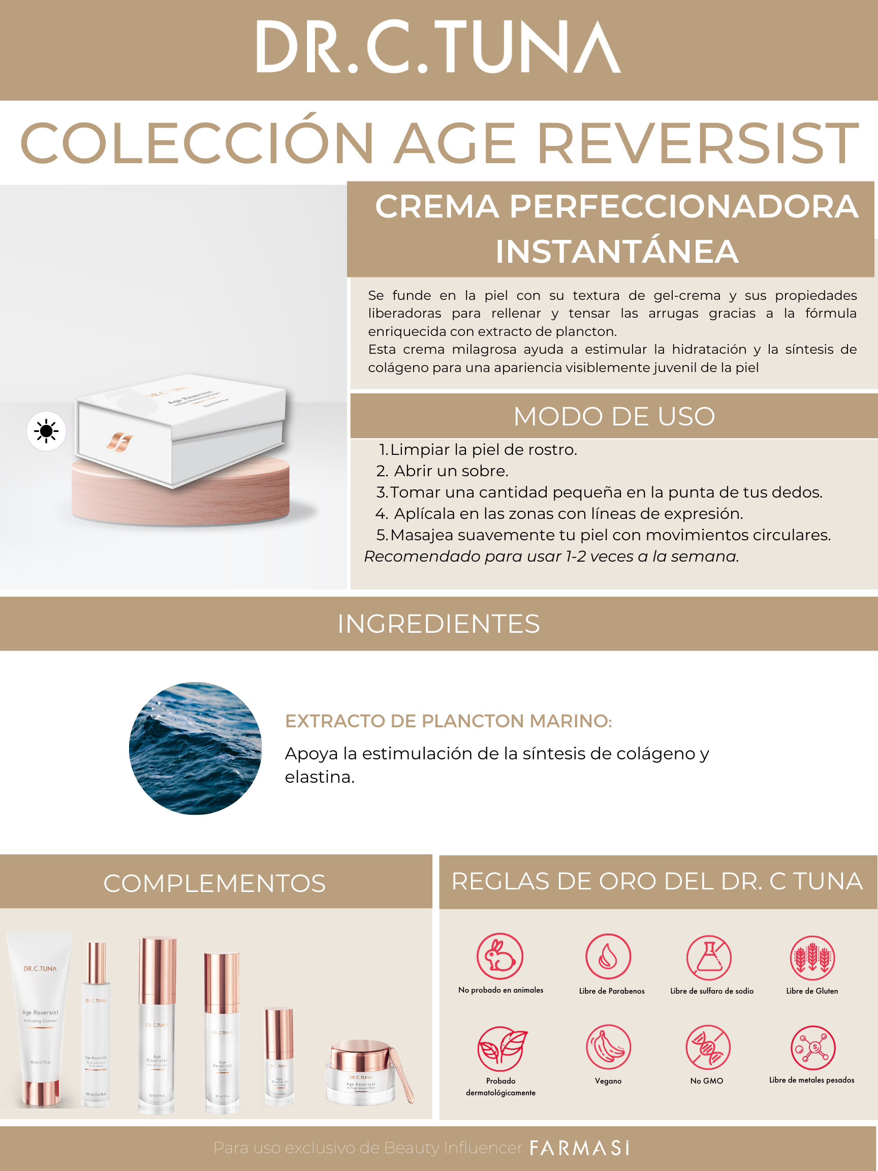 Coleccion Age Reversist de Farmasi